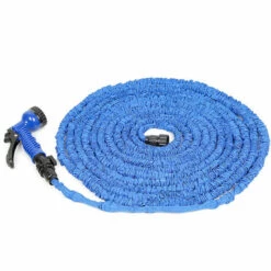 BATHRINS®100FT Tuyau D'arrosage Extensible De 10 à 30m Bleu Avec 1 Pistolet -Tuyau d'arrosage Soldes 24392185 5