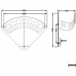 WILTEC Support De Tuyau En Aluminium Moulé Sous Pression Fixation Murale 259x189mm Tuyau, Câble & Corde 9 WILTEC Support De Tuyau En Aluminium Moulé Sous Pression Fixation Murale 259x189mm Tuyau, Câble & Corde -Tuyau d'arrosage Soldes 24703508 4