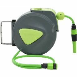 Hommoo Enrouleur Mural Automatique Pour Tuyau Retractable 10+1 M HDV05782 -Tuyau d'arrosage Soldes 24999909 2