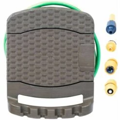 Hommoo Enrouleur De Tuyau Mural Avec Tuyau Plastique Marron HDV29820