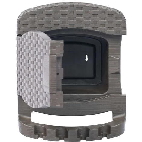 Hommoo Enrouleur De Tuyau Mural Avec Tuyau Plastique Marron HDV29820 5 Hommoo Enrouleur De Tuyau Mural Avec Tuyau Plastique Marron HDV29820 – Image 3