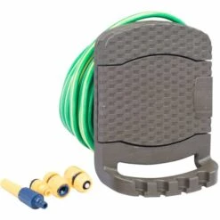 Hommoo Enrouleur De Tuyau Mural Avec Tuyau Plastique Marron HDV29820 9 Hommoo Enrouleur De Tuyau Mural Avec Tuyau Plastique Marron HDV29820 -Tuyau d'arrosage Soldes 25142500 4