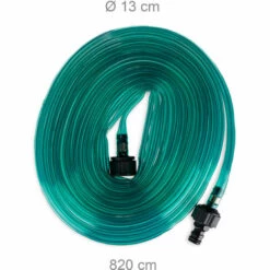 Relaxdays Tuyau D’arrosage, Lance à Eau D’irrigation Plate, Pour Le Jardin, Trous, Prêt à La Connexion, 8,2 Mètres, Vert 10 Relaxdays Tuyau D’arrosage, Lance à Eau D’irrigation Plate, Pour Le Jardin, Trous, Prêt à La Connexion, 8,2 Mètres, Vert -Tuyau d'arrosage Soldes 26751406 4