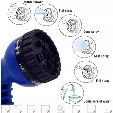 BETTERLIFE Tuyau D'arrosage, Tuyau D'arrosage à Rallonge Magique , Connecteur Rapide Avec Tuyau D'eau, Tuyau De Protection En Tissu Extra-résistant, Qui Peut Répondre à Tous Vos Besoins D'arrosage (bleu 50FT) 4 BETTERLIFE Tuyau D'arrosage, Tuyau D'arrosage à Rallonge Magique , Connecteur Rapide Avec Tuyau D'eau, Tuyau De Protection En Tissu Extra-résistant, Qui Peut Répondre à Tous Vos Besoins D'arrosage (bleu 50FT) – Image 2