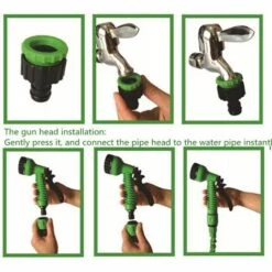 BETTERLIFE Tuyau D'arrosage, Tuyau D'arrosage à Rallonge Magique , Connecteur Rapide Avec Tuyau D'eau, Tuyau De Protection En Tissu Extra-résistant, Qui Peut Répondre à Tous Vos Besoins D'arrosage (bleu 50FT) 11 BETTERLIFE Tuyau D'arrosage, Tuyau D'arrosage à Rallonge Magique , Connecteur Rapide Avec Tuyau D'eau, Tuyau De Protection En Tissu Extra-résistant, Qui Peut Répondre à Tous Vos Besoins D'arrosage (bleu 50FT) -Tuyau d'arrosage Soldes 27487044 5