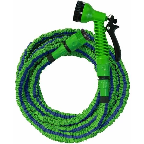 Tuyau D'arrosage Ecoflex15 Extensible Et Rétractable De 5 à 15m - Vert Et Bleu - Jardibric 3 Tuyau D'arrosage Ecoflex15 Extensible Et Rétractable De 5 à 15m - Vert Et Bleu - Jardibric