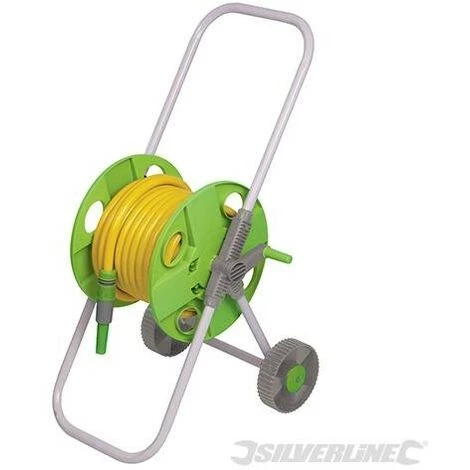 SILVERLINE Dévidoir-chariot Pour Tuyau, Capacité 45 M, Capacité 45 M 4 SILVERLINE Dévidoir-chariot Pour Tuyau, Capacité 45 M, Capacité 45 M – Image 2