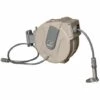 Jardibric Dévidoir Mural Automatique 20m Ø12.5mm Rétractable Avec Rallonge + Nez De Robinet + Raccords + Pistolet D'arrosage 2 Jardibric Dévidoir Mural Automatique 20m Ø12.5mm Rétractable Avec Rallonge + Nez De Robinet + Raccords + Pistolet D'arrosage -Tuyau d'arrosage Soldes 28392421 1