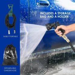 FIXKIT Tuyau D'arrosage Tuyau Flexible Tuyau D'eau Tuyau Extensible à 8 Fonctions Elastique Flexible Pour Irrigation Et Nettoyage Du Jardin Noir (30m) 11 FIXKIT Tuyau D'arrosage Tuyau Flexible Tuyau D'eau Tuyau Extensible à 8 Fonctions Elastique Flexible Pour Irrigation Et Nettoyage Du Jardin Noir (30m) -Tuyau d'arrosage Soldes 29551790 5