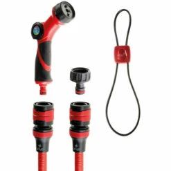 FITT YOYO CLUB 10 M, Tuyau D'Arrosage De Jardin Extensible Pour Arrosage Avec Petit Sac à Dos Pour Le Transporter, Crochet Pour Clôtures Et Pistolet Multi-Jet 6 FITT YOYO CLUB 10 M, Tuyau D'Arrosage De Jardin Extensible Pour Arrosage Avec Petit Sac à Dos Pour Le Transporter, Crochet Pour Clôtures Et Pistolet Multi-Jet -Tuyau d'arrosage Soldes 29804087 2