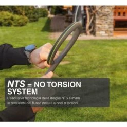 FITT FORCE 5/8" 15 M, Tuyau D'arrosage Compact Et Léger Pour Usage Intensif Avec Lance, Couleur Gris Avec Des Lignes Vertes -Tuyau d'arrosage Soldes 29804089 4