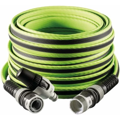 FITT FORCE 1/2" 15 M, Tuyau D'arrosage Compact Et Léger Pour Usage Intensif Avec Lance, Couleur Lime 3 FITT FORCE 1/2" 15 M, Tuyau D'arrosage Compact Et Léger Pour Usage Intensif Avec Lance, Couleur Lime