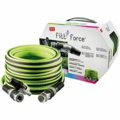 FITT FORCE 1/2" 15 M, Tuyau D'arrosage Compact Et Léger Pour Usage Intensif Avec Lance, Couleur Lime 8 FITT FORCE 1/2" 15 M, Tuyau D'arrosage Compact Et Léger Pour Usage Intensif Avec Lance, Couleur Lime -Tuyau d'arrosage Soldes 29804092 3