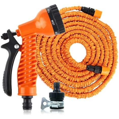 DONTODENT Connecteur De Tuyau D'arrosage Avec Commandes : Tuyau D'arrosage Extensible, Tuyau Rétractable De 15 M, Raccords 3/4" Et 1/2" Tuyau D'eau Flexible En Laiton Massif – Orange, Connecteur De Tuyau Pour Régler Ou Arrêter Le Long Du Débit D'eau Douce Dans Le C 3 DONTODENT Connecteur De Tuyau D'arrosage Avec Commandes : Tuyau D'arrosage Extensible, Tuyau Rétractable De 15 M, Raccords 3/4" Et 1/2" Tuyau D'eau Flexible En Laiton Massif – Orange, Connecteur De Tuyau Pour Régler Ou Arrêter Le Long Du Débit D'eau Douce Dans Le C