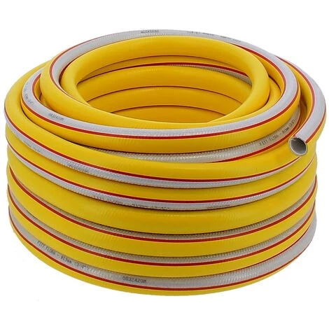 HUGGY TUYAUX Tuyau D'arrosage 5 Couches Ø 15 Mm (5/8 Pouce) - Longueur 50 Mètres 3 HUGGY TUYAUX Tuyau D'arrosage 5 Couches Ø 15 Mm (5/8 Pouce) - Longueur 50 Mètres