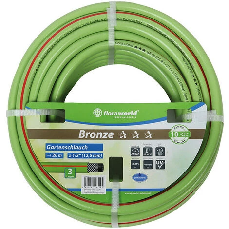 FP Tuyau D'eau 12,5 Mm 1/2Z 50 M Bronze Floraworld 3 FP Tuyau D'eau 12,5 Mm 1/2Z 50 M Bronze Floraworld