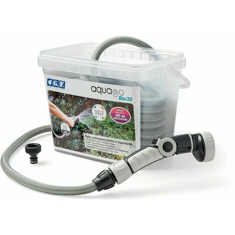 G.F. Tuyau D'arrosage Extensible Aquago 30m - GF 3 G.F. Tuyau D'arrosage Extensible Aquago 30m - GF