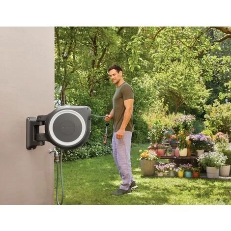 Gardena Dévidoir Automatique Mural RollUp L 30 M - GARDENA (Blanc) 18627-20 4 Gardena Dévidoir Automatique Mural RollUp L 30 M - GARDENA (Blanc) 18627-20 – Image 2