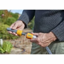 Tuyau D'arrosage TUFFHOZE 12,5M - HOZELOCK 8112 3460 - Tuyau Léger/robuste/durable/anti-torsion - Garantie 30 Ans - Gris -Tuyau d'arrosage Soldes 31500343 3