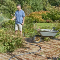 Tuyau D'arrosage TUFFHOZE 12,5M - HOZELOCK 8112 3460 - Tuyau Léger/robuste/durable/anti-torsion - Garantie 30 Ans - Gris -Tuyau d'arrosage Soldes 31500343 5