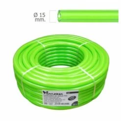 Tubo Flessibile Latflex Rinforzato Con Tubo Saturnia, Diametro 15 Mm, Rotolo 50 Metri