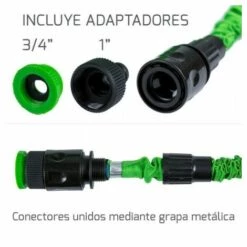 PAPILLON Irrigazione Flessibile Estensibile Da 10 A 30 Metri Con Pistola A 7 Posizioni -Tuyau d'arrosage Soldes 31639536 2