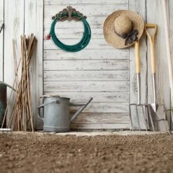 Relaxdays Support Mural Tuyaux, Aspect Antique, Jardin Etc Entreposage Mural De Tuyaux, Fonte De Fer HxlxP15x36x15cm,choix De Couleurs -Tuyau d'arrosage Soldes 31797997 3