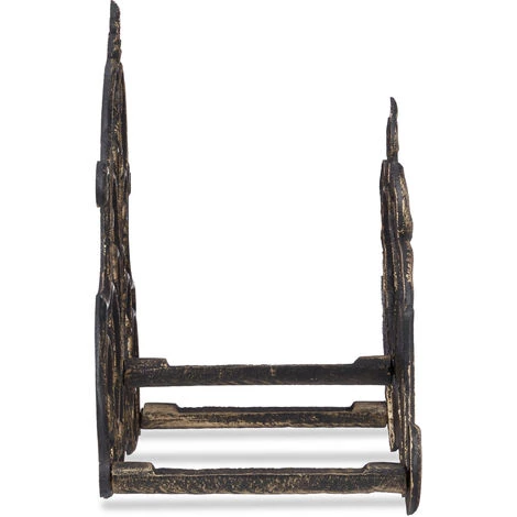 Relaxdays Porte Tuyau Arrosage Support Tuyau Arrosage Fonte Fer HxlxP: 24 X 31,5 X 15 Cm, Bronze 5 Relaxdays Porte Tuyau Arrosage Support Tuyau Arrosage Fonte Fer HxlxP: 24 X 31,5 X 15 Cm, Bronze – Image 3