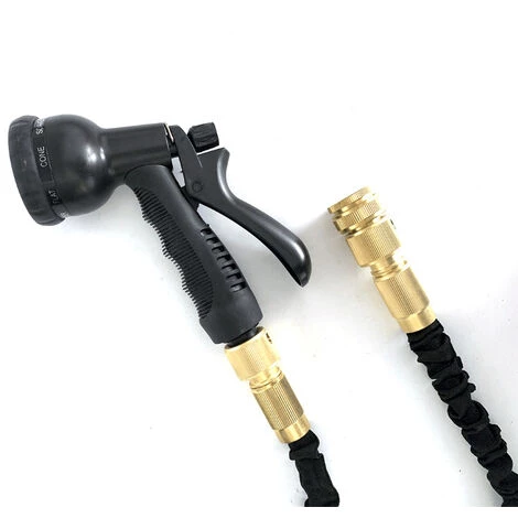 HAPPYSHOPPING Ensemble Multifonctionnel De Tuyau De Lavage De Voiture De Jardin Ensemble De Tuyau Telescopique Noir, 75FT - 75FT 6 HAPPYSHOPPING Ensemble Multifonctionnel De Tuyau De Lavage De Voiture De Jardin Ensemble De Tuyau Telescopique Noir, 75FT - 75FT – Image 4