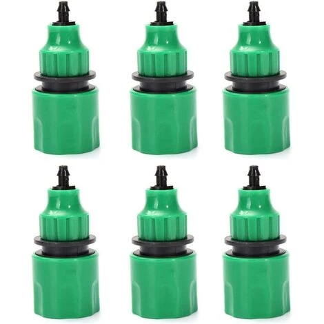 ABCRITAL Tuyau D'Arrosage Tuyau Un Sens Adaptateur Robinet Raccord Raccord Pour Irrigation Lot De 6 3 ABCRITAL Tuyau D'Arrosage Tuyau Un Sens Adaptateur Robinet Raccord Raccord Pour Irrigation Lot De 6