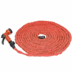 SKECTEN 100FT 30m Tuyau D'arrosage Extensible Rétractable Avec 7 Fonction Pistole - Orange -Tuyau d'arrosage Soldes 33222782 4