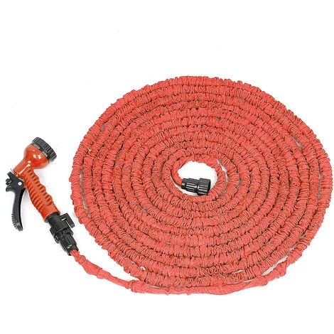 SKECTEN 100FT Tuyaux D'arrosage Extensible Rétractable 10m/30M Avec Pistolet 7 Fonctions Orange 7 SKECTEN 100FT Tuyaux D'arrosage Extensible Rétractable 10m/30M Avec Pistolet 7 Fonctions Orange – Image 5