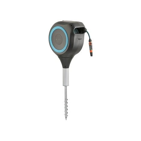 GARDENA Dévidoir Automatique Sur Pic RollUp M 20 M Bleu Turquoise (18614-20) 4 GARDENA Dévidoir Automatique Sur Pic RollUp M 20 M Bleu Turquoise (18614-20) – Image 2