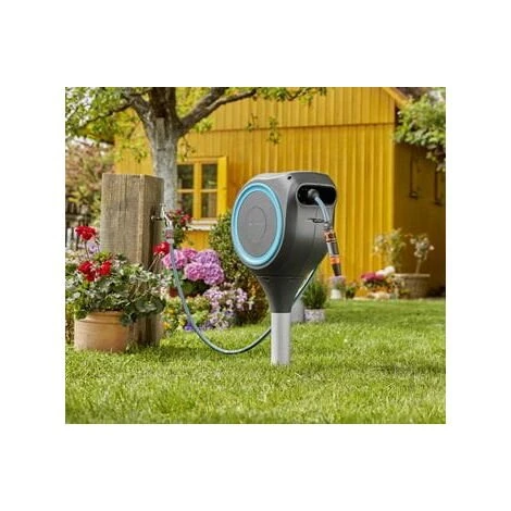 GARDENA Dévidoir Automatique Sur Pic RollUp M 20 M Bleu Turquoise (18614-20) 6 GARDENA Dévidoir Automatique Sur Pic RollUp M 20 M Bleu Turquoise (18614-20) – Image 4