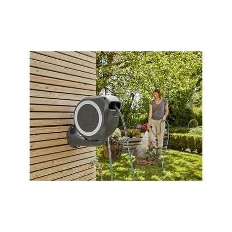 GARDENA Dévidoir Automatique Mural RollUp S 15 M Blanc (18602-20) 4 GARDENA Dévidoir Automatique Mural RollUp S 15 M Blanc (18602-20) – Image 2