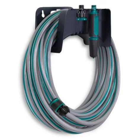 VONROC Tuyau D’arrosage 20 M - Buse D'arrosage, Support De Tuyau Mural , Raccords D’arrosage Et De Robinet Inclus 3 VONROC Tuyau D’arrosage 20 M - Buse D'arrosage, Support De Tuyau Mural , Raccords D’arrosage Et De Robinet Inclus