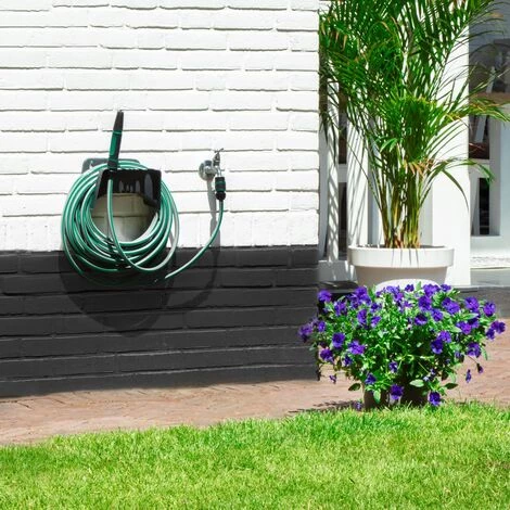 VONROC Tuyau D’arrosage 20 M - Buse D'arrosage, Support De Tuyau Mural , Raccords D’arrosage Et De Robinet Inclus 6 VONROC Tuyau D’arrosage 20 M - Buse D'arrosage, Support De Tuyau Mural , Raccords D’arrosage Et De Robinet Inclus – Image 4