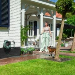 VONROC Tuyau D’arrosage 20 M - Buse D'arrosage, Support De Tuyau Mural , Raccords D’arrosage Et De Robinet Inclus 11 VONROC Tuyau D’arrosage 20 M - Buse D'arrosage, Support De Tuyau Mural , Raccords D’arrosage Et De Robinet Inclus -Tuyau d'arrosage Soldes 33511683 5