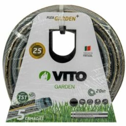 VITO GARDEN Tuyau Arrosage Professionnel Flexible Ø 19mm/ 20mètres VITO 5 Couches 20 Bars Anti Torsion Spécial Chantier Résiste Aux UV 7 VITO GARDEN Tuyau Arrosage Professionnel Flexible Ø 19mm/ 20mètres VITO 5 Couches 20 Bars Anti Torsion Spécial Chantier Résiste Aux UV -Tuyau d'arrosage Soldes 33563498 3