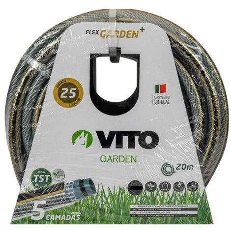 VITO GARDEN Tuyau Arrosage Professionnel Flexible Ø 19mm/ 20mètres VITO 5 Couches 20 Bars Anti Torsion Spécial Chantier Résiste Aux UV 5 VITO GARDEN Tuyau Arrosage Professionnel Flexible Ø 19mm/ 20mètres VITO 5 Couches 20 Bars Anti Torsion Spécial Chantier Résiste Aux UV – Image 3
