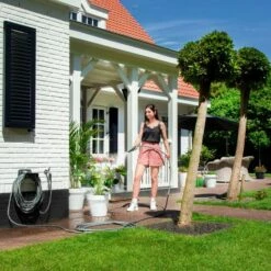 VONROC Tuyau D’arrosage Flexible 30m – Support De Tuyau, Buse Et Raccords De Tuyau Inclus 9 VONROC Tuyau D’arrosage Flexible 30m – Support De Tuyau, Buse Et Raccords De Tuyau Inclus -Tuyau d'arrosage Soldes 34166184 3