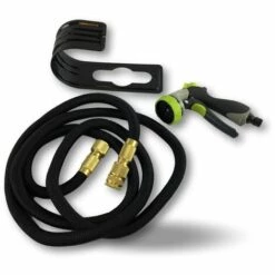 KIBROS Tuyau D'arrosage Extensible Rétractable PRO | Pistolet 8 Positions - A L'unité - 3 à 7 Mètres -Tuyau d'arrosage Soldes 34301379 3