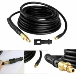 Aqrau Tuyau De Dragage / Tuyau De Nettoyage Haute Pression De 15 M