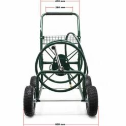 WILTEC XPOtool Chariot De Tuyau Pour Tuyaux De 16mm (5/8″) Jusqu’à 76 M à Raccord De 19mm (3/4″) Et Roues De 25cm De Ø -Tuyau d'arrosage Soldes 36838151 5