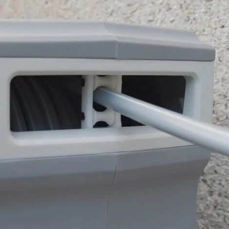 OXEO Dévidoir Mural Automatique 25 M - Tuyau D'arrosage + Enrouleur + Raccords + Robinet 5 OXEO Dévidoir Mural Automatique 25 M - Tuyau D'arrosage + Enrouleur + Raccords + Robinet – Image 3