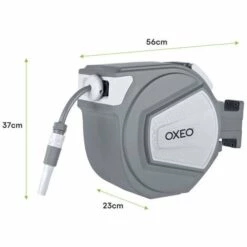 OXEO Dévidoir Mural Automatique 25 M - Tuyau D'arrosage + Enrouleur + Raccords + Robinet 11 OXEO Dévidoir Mural Automatique 25 M - Tuyau D'arrosage + Enrouleur + Raccords + Robinet -Tuyau d'arrosage Soldes 36893272 5