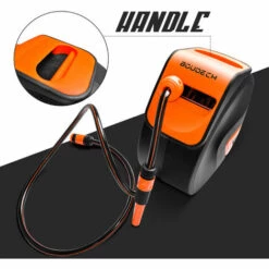 Boudech Enrouleur 20M De Tuyau D'arrosage Automatique équipé D'un Pivot De Jardin Et Enrouleur Avec Pompe -Tuyau d'arrosage Soldes 38294135 3