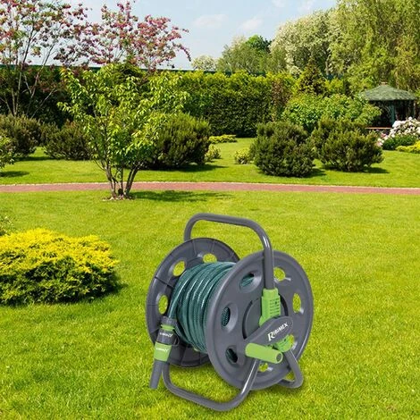 RIBIMEX Dévidoir RIBILAND PRA-DB-1104 - Enrouleur Avec Tuyau D'arrosage - 15 M - Ø 12,5 Mm 6 RIBIMEX Dévidoir RIBILAND PRA-DB-1104 - Enrouleur Avec Tuyau D'arrosage - 15 M - Ø 12,5 Mm – Image 4
