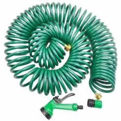 TERRE JARDIN Tuyau D'arrosage Spirale - 25 M