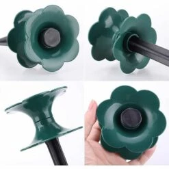 Pointe De Guide De Tuyau D'arrosage, Poulie De Tuyau D'arrosage En Forme De Fleur, Piquet De Guide De Tuyau D'eau De Pelouse, Roue De Guidage De Tuyau 25*9cm Fontainebleau 3Pcs -Tuyau d'arrosage Soldes 47675245 4